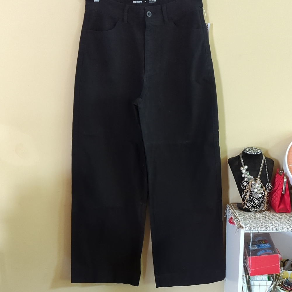 Old Navy Black Wide Leg Pants NWT